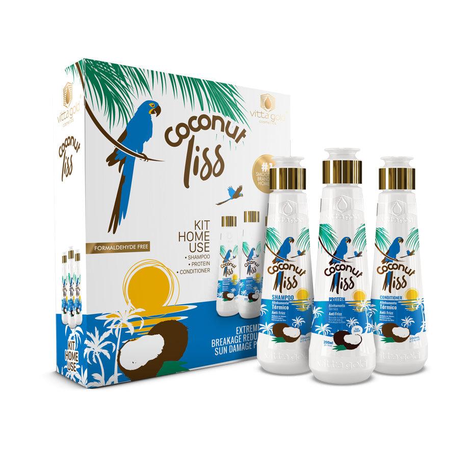 Coconut Liss™ 200ml - Brazilian Hair Smoothing Protein Set-Protein-Vitta Gold