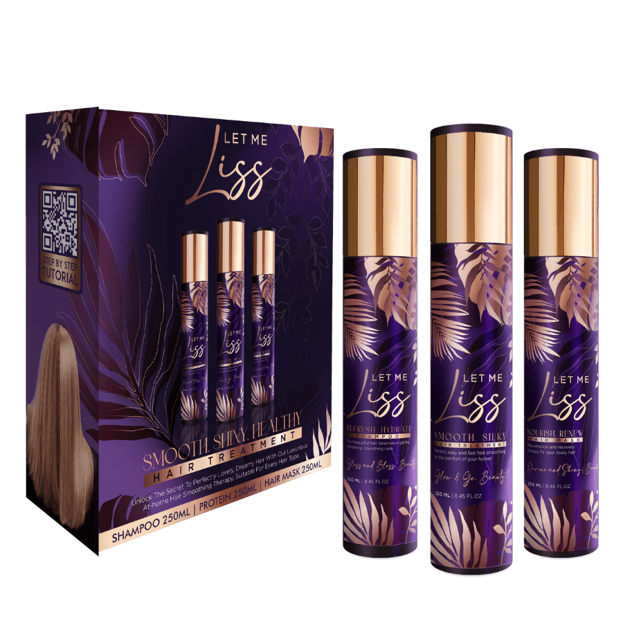 LET ME LISS Hair Smoothing Treatment Set