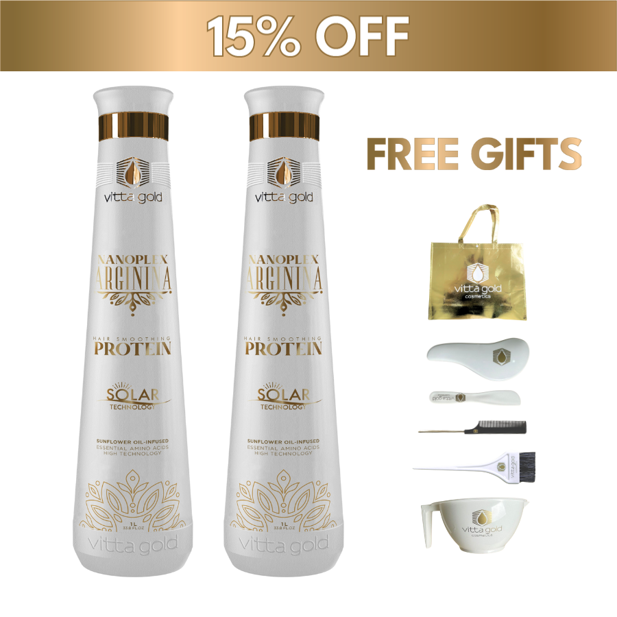 2x Hair Straightening Protein 1000ml Bundle (15% OFF)