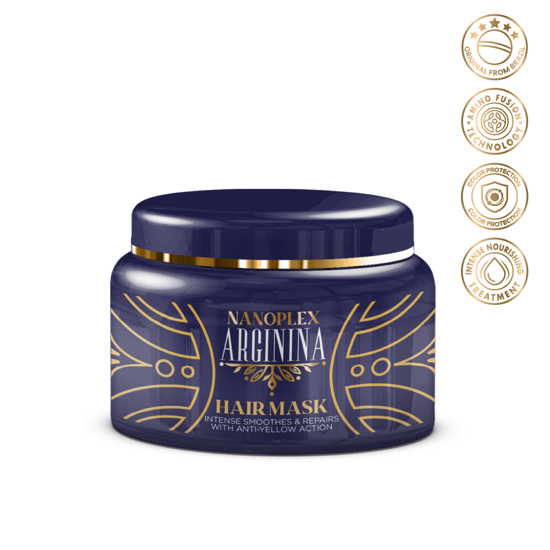 Nanoplex Arginina™ Nourishing and Color Care Hair Mask 500g (17.6 fl.oz) - Vitta Gold™ Global