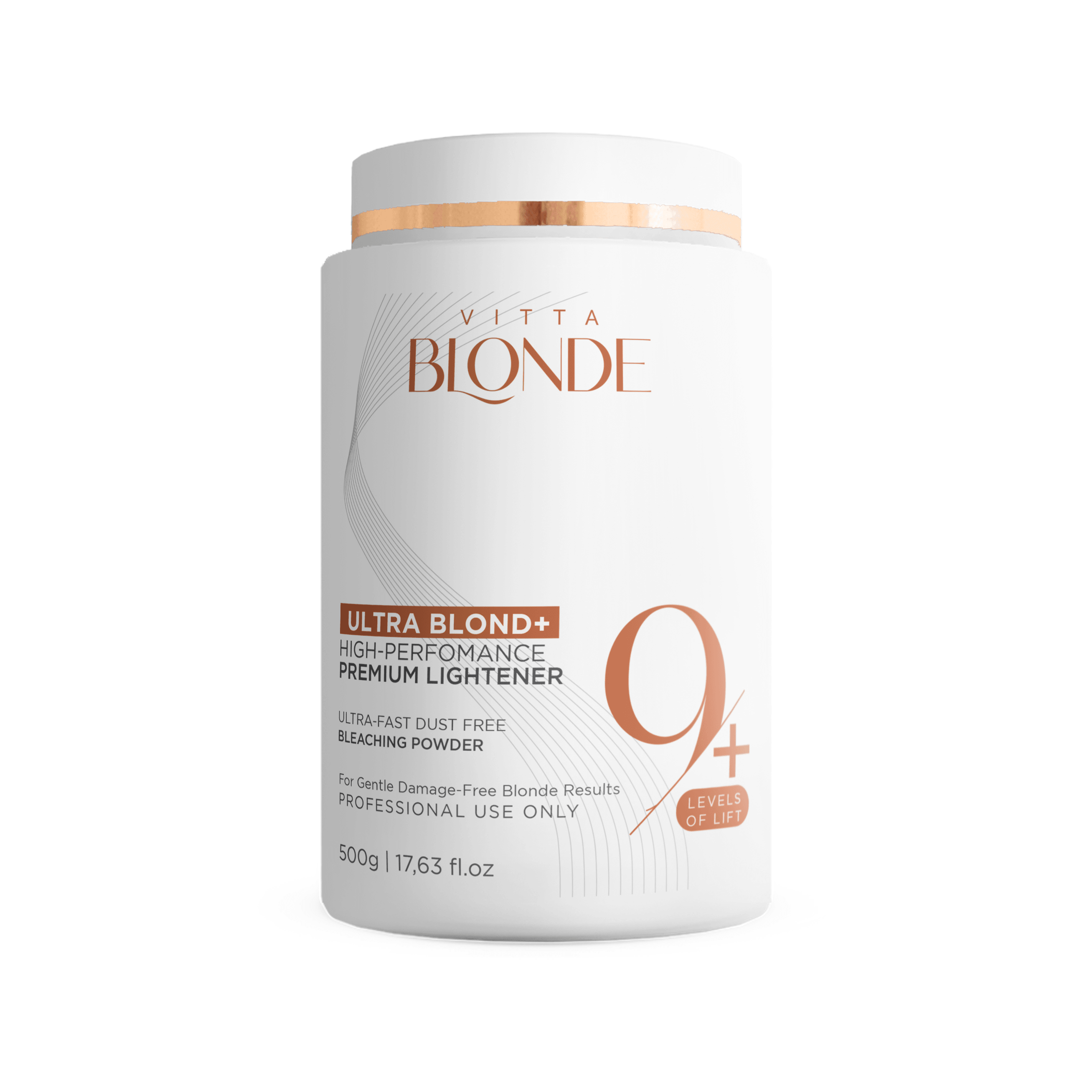 Vitta Blonde™ Bleaching Powder Ultra Blonde + 500g (17.6 fl. oz) - Vitta Gold Cosmetics