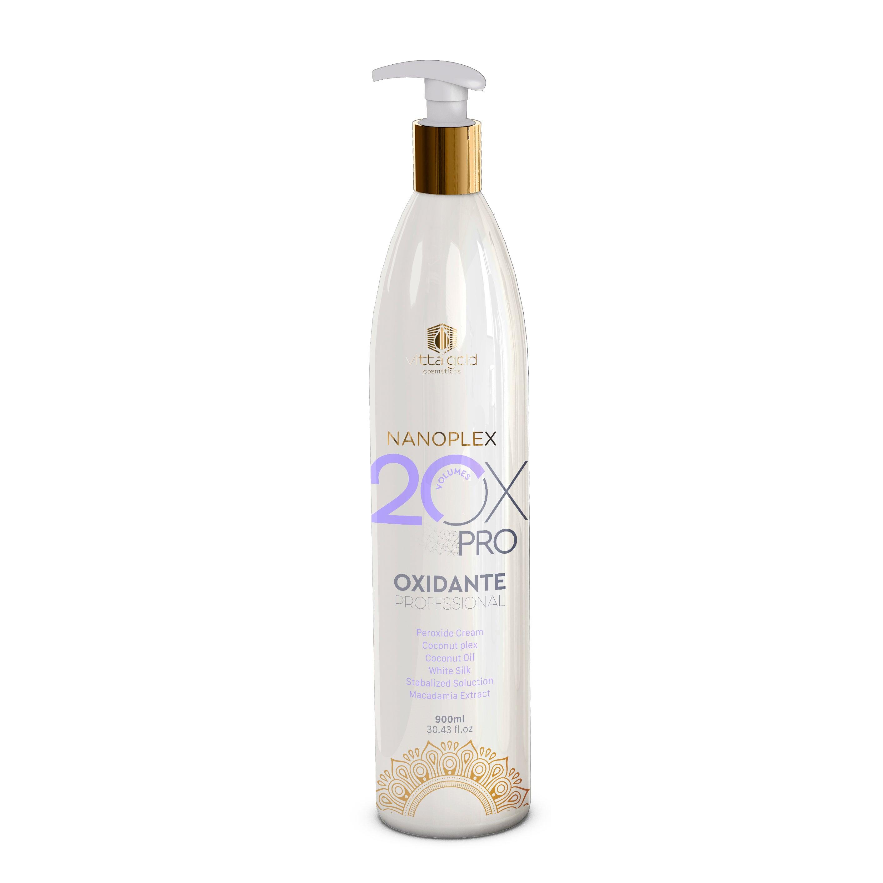 Nanoplex Crema Perossido OX - 20vol. Professional Hair Oxidizing-Crema Prooxide-Vitta Gold