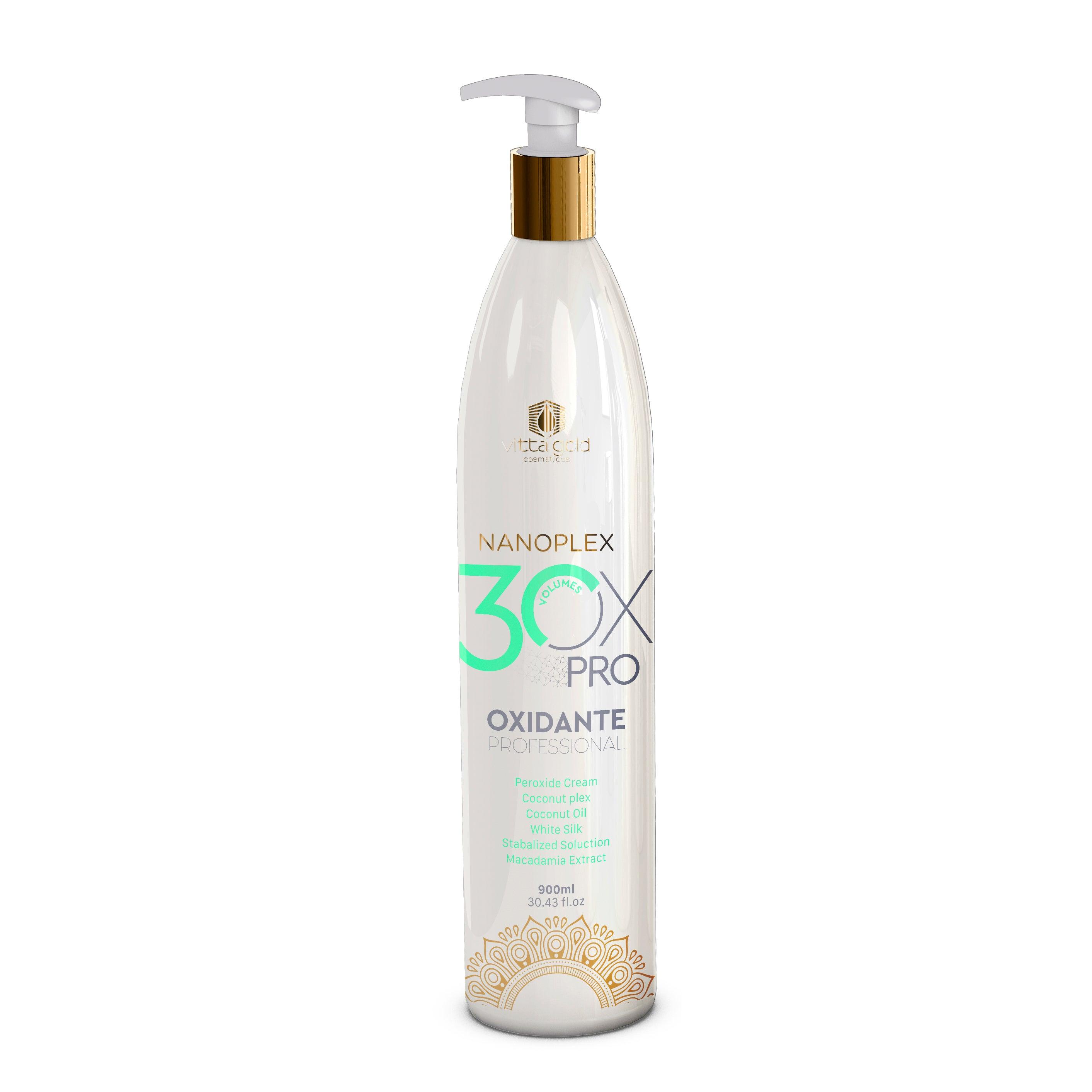 Nanoplex Crema Perossido OX - 30vol. Professional Hair Oxidizing-Crema Prooxide-Vitta Gold