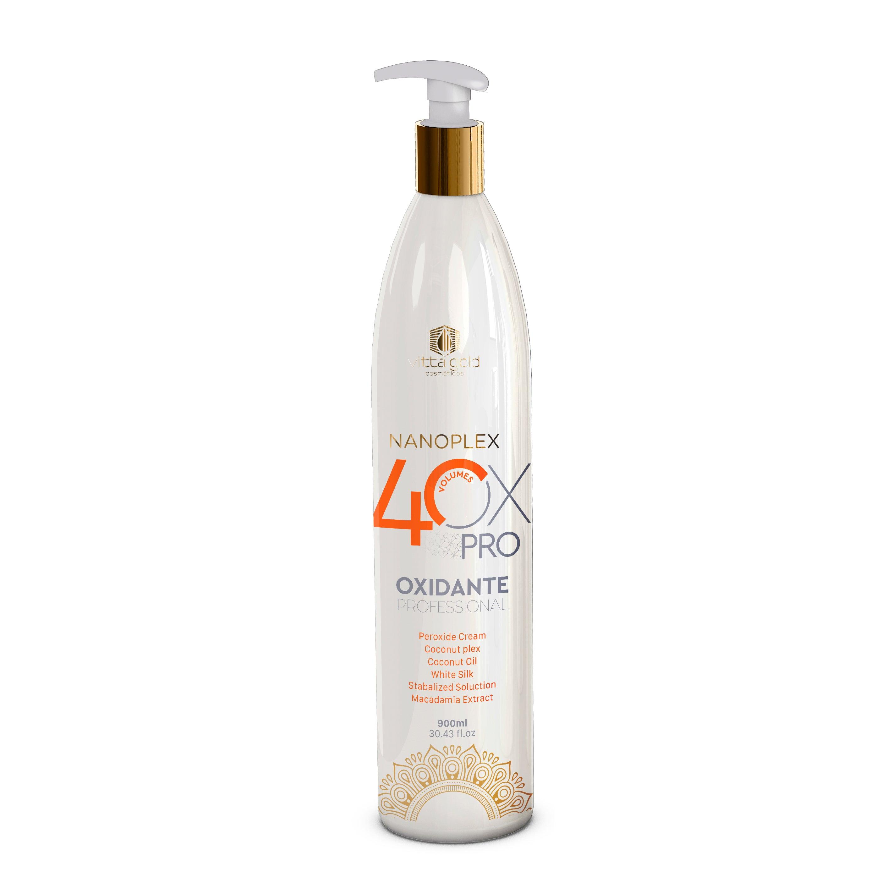 Nanoplex Crema Perossido OX - 40vol. Professional Hair Oxidizing-Crema Prooxide-Vitta Gold
